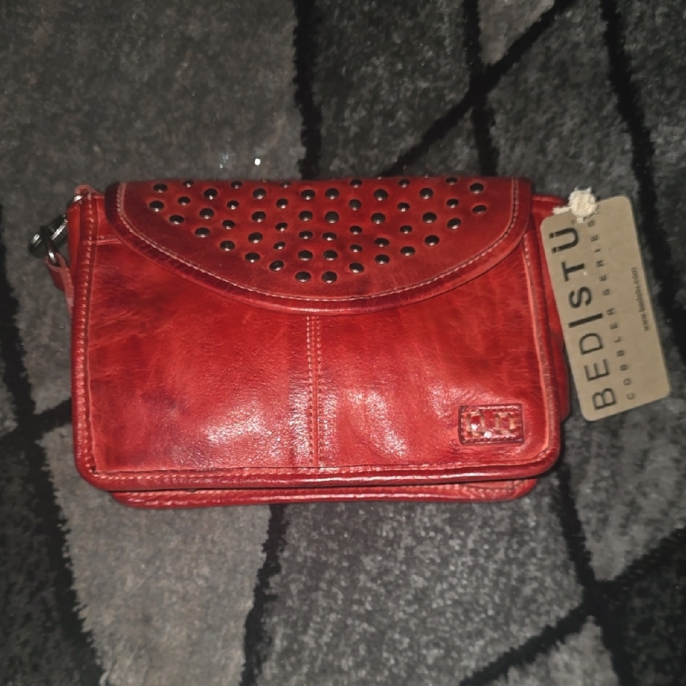 BED|STU Red Leather Women's Bag